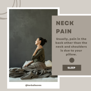 neck | shoulder pain, pillow - herbal leaves