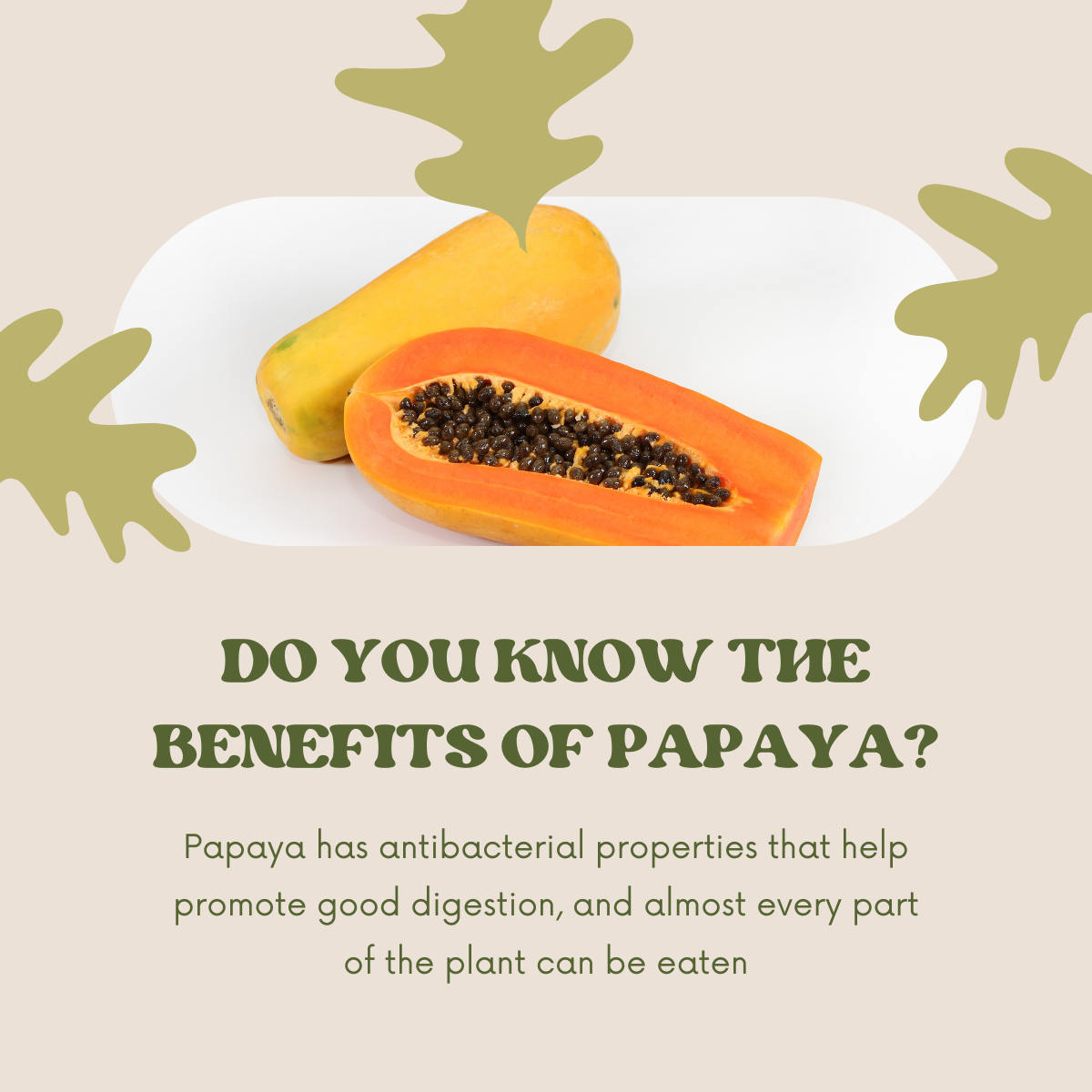 Papaya benefits